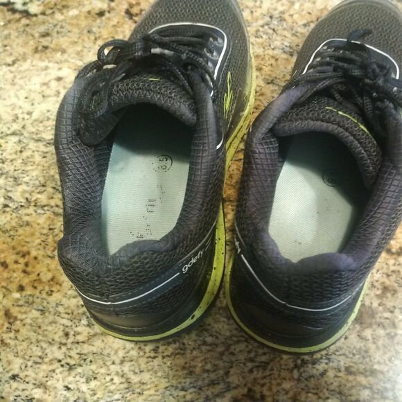 Gdefy Gravity Defyer Mighty Walk Shoes Women Black Neon Green SZ 8.5 - Picture 11 of 12
